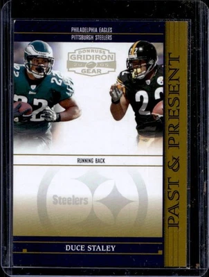 2005 Donruss Gridiron Gear Duce Staley Past and Present Jerseys Numbers #12/100 - Image 1 of 2
