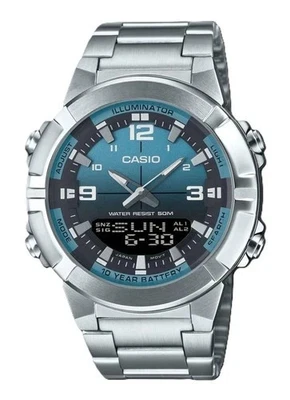 Reloj deportivo Casio AMW870DA-2A2V para hombre 50M multifunción ana-digital batería 10 años Foto 1 de 2