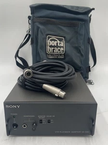 Vintage Sony VTR Video PlayBack Adaptor VA-300 W/ Porta Brace Bag - Picture 1 of 12