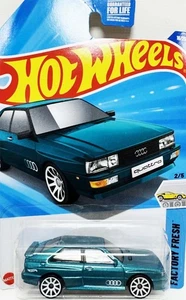 HOT WHEELS 1987 AUDI QUATTRO BLUE 2/5 FACTORY FRESH 18/250 FACTORY SEALED 2025 - Picture 1 of 2
