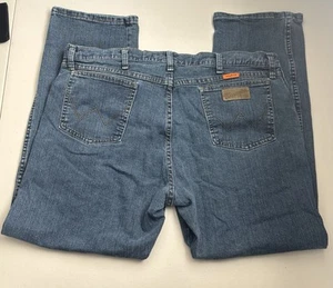 Wrangler FR Flame Resistant Mens Jeans 40 X 30 Blue Medium Wash Advanced Comfort - Picture 1 of 6