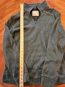 Sweatchirt Herren Große L Sonoma Schwarz Grün - Bild 1 von 2