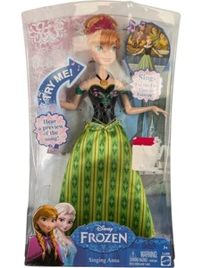 Disney Frozen Bambola Anna che Canta Con Suono Nuova Con Scatola Mattel - Foto 1 di 4