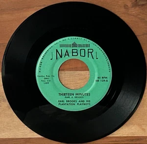 Hear LONESOME IN Death Row Murder 45 EARL BROOKS Thirteen Minutes 60's NABOR EX+ - Picture 1 of 2