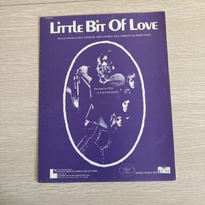 FREE LITTLE BIT OF LOVE  SHEET MUSIC - Picture 1 of 2