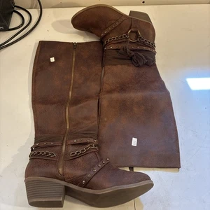 Not Rated Women’s Knee Boots Ankle Embellished Boots Size 9 NRTB0099-251 - Picture 1 of 8
