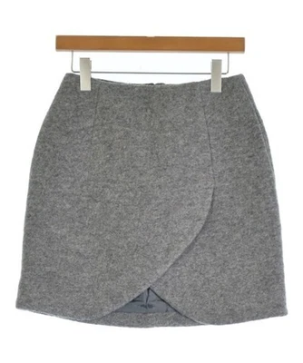 Minifalda Carven para mujer gris mezcla de lana XS usada calce ajustado cómoda Foto 1 de 4
