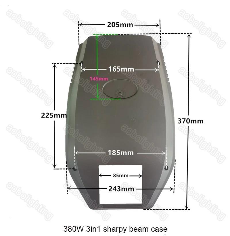 DJ Stage 380W19R Sharpy Beam Spot 3in1 Effect Disco Moving Head Light Case Shell - Image 1 of 4