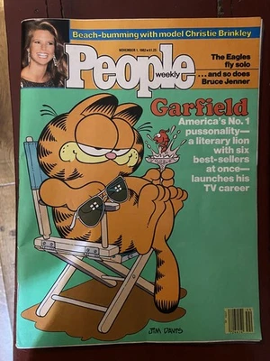 Vintage PEOPLE MAGAZINE November 1 1982- GARFIELD  - Image 1 of 4