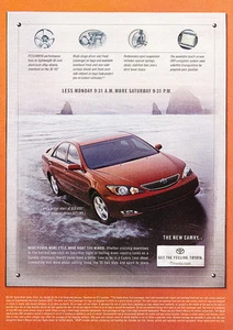 2002 Toyota Camry SE - red - Classic Vintage Advertisement Ad H03 - Picture 1 of 1