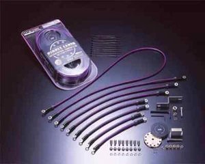 HKS 48004-AK001 Universal Ground Wire Kit Improved Chassis Grounding - Picture 1 of 3