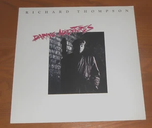 Richard Thompson Daring Adventures Poster Flat Vntg Promo 12x12 RARE Folk Rock - Picture 1 of 1