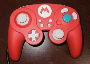 Nintendo Switch Super Mario Wired Fight Pad Pro PDP USB Mario Controller Bad L - Picture 1 of 3