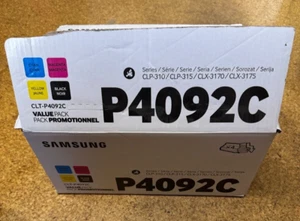 toner samsung CLT P4092C 4 + 3 Toner Samsung Laserdrucker CLP-310, -315, CLX3175 - Bild 1 von 3