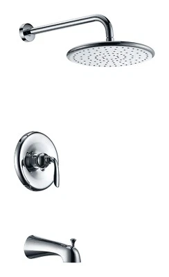 Meno 1-Handle Tub/Shower Faucet in Polished Chrome - Image 1 of 4