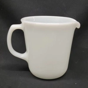 VINTAGE White PYREX Creamer Pure White Milk Glass Corning USA 3.5 Inch # 5422 - Picture 1 of 11