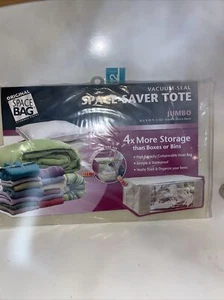 Original Space Saver Tote Vacuum-Seal Jumbo Size: 25.5" x 19.75" x 10.5” New - Picture 1 of 6