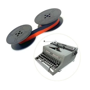 NEW Black / Red Ribbon for Royal Quiet de Luxe Typewriter Portable Dreyfuss Vtg - Picture 1 of 2