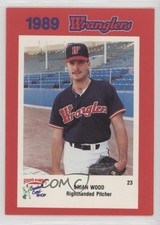 1989 Rock's Dugout Wichita Wranglers Brian Wood #23
