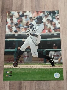 Foto firmata Curtis Granderson 11x14 COA Detroit Tigers Yankees Mets Dodgers - Foto 1 di 3