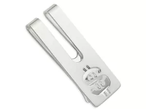 Herren Sterling Silber ausgeschnittenes Geldschild Geldklammer - Bild 1 von 4