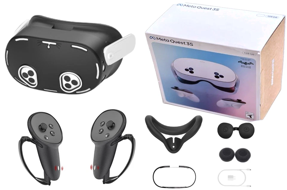 Meta Oculus Quest 3S Advanced All-in-one VR Headset 2024 Bundle 128/256GB 🔥 - Image 1 of 4
