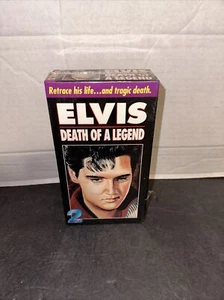 *ULTRA RARE* Elvis - Death Of A Legend | VHS | 1997 | 2-Tape Set | New/Sealed - Picture 1 of 7