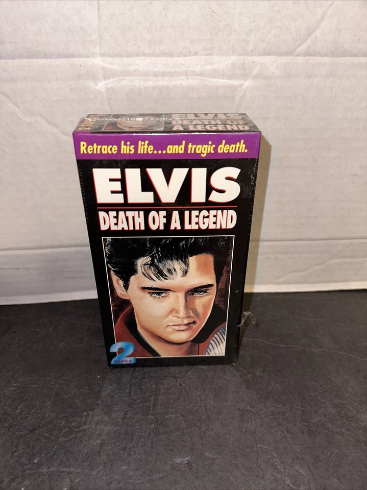 *ULTRA RARE* Elvis - Death Of A Legend | VHS | 1997 | 2-Tape Set | New/Sealed - Image 1 of 4