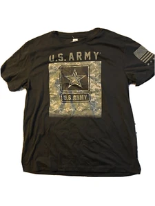 US ARMY CREST ARMY STAR LOGO ON CHEST WITH STARS ON SLEEVE HERREN LARGE - Bild 1 von 5
