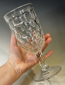 Antique EAPG Victorian Honeycomb Footed Spooner Celery Vase Early American Glass - Picture 1 of 9