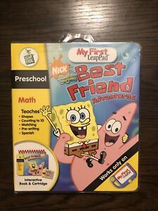 LeapFrog:My First LeapPad Educational Book:SpongeBob SquarePants Best Friend,NEW