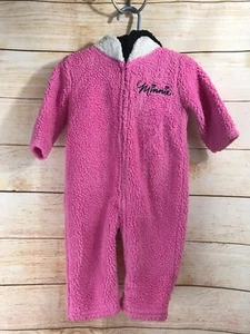 Disney Bebé Minnie Mouse Dormitorio Sherpa Sudadera con Capucha Talla 12 Meses Mameluco Una Pieza - Imagen 1 de 3
