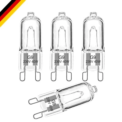 G9 Backofenlampe 40W 230V G9 Backofen Halogenlampe für AEG/Neff/Zanussi/Smeg/... - Bild 1 von 4