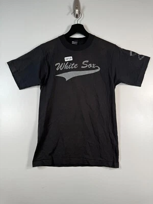 Vtg Screen Stars Kids Chicago White Sox McDonalds #12 T Shirt Black Sz S 16x25 - Image 1 of 4