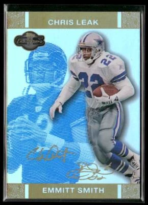 2007 Topps Co-Signers #44b Emmitt Smith/Chris Leak Changing Faces Blue #/25 - Image 1 of 2