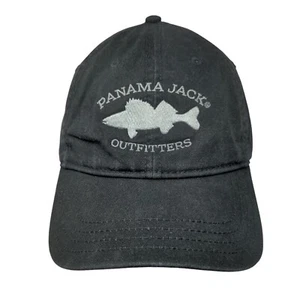 Sombrero Panama Jack Outfitters Pez Slideback Negro OSFM Bordado 6 Paneles - Imagen 1 de 7
