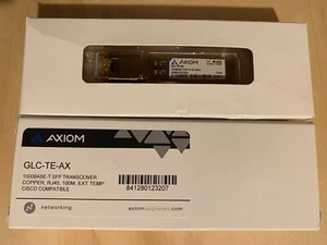 Axiom GLC-TE-AX 1000Mbit/s SFP Copper Network Transceiver Module - Picture 1 of 1