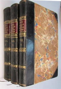 (ORR), Orr's CIRCLE OF SCIENCES 1854 1st Edition 3 VOLUMES Principles of Science - Picture 1 of 12