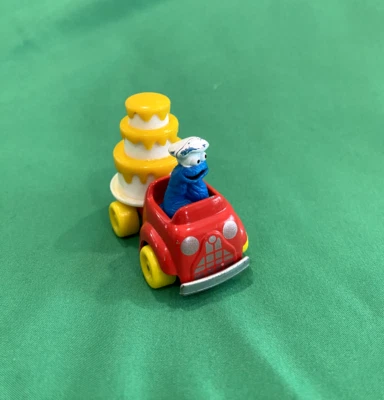 Vintage Sesame Street Cookie Monster Die Cast Car Mixer Playskool Muppet 1982 Foto 1 de 4