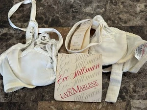 REGGISENO VINTAGE EVE STILLMAN LADY MARLENE! 32 A. CREMA NUOVA TLC. - Foto 1 di 5