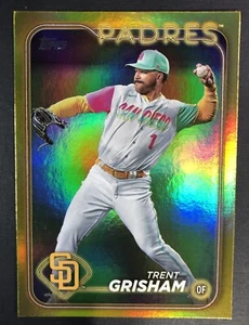 2024 Topps Series 1 TRENT GRISHAM San Diego Padres #157 Gold Foil - Picture 1 of 2