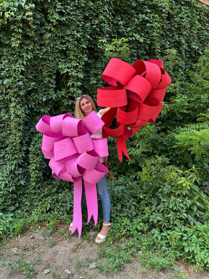 Vitrina de arco gigante café boda decoración arco regalo coche grande Foto 1 de 4