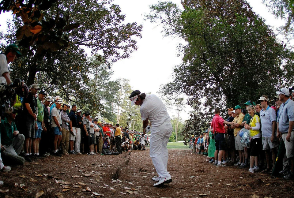 FOTO BRILLANTE 8X10 BUBBA WATSON 2012 MASTERS Foto 1 de 1