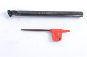 S10K SDWCR07 12x150mm 62,5 Degre Schraubtyp Innenloch Bohrstange Drehwerkzeug - Bild 1 von 6