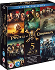 Pirates of the Caribbean - Complete Collection All 5 Movie Collection (Blu-Ray)