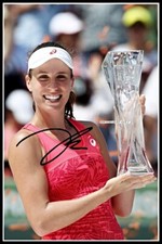Johanna Konta, Autographed, Cotton Canvas Image. Limited Edition (JK-200)x