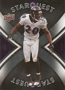 2008 Upper Deck #SQ12 Ed Reed StarQuest Silver Board NM - Image 1 of 2