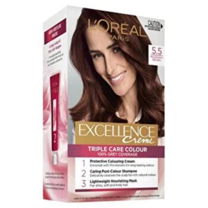 L'Oreal Paris Excellence Crème Permanent Hair Colour - 5.5 Mahogany Brown - Picture 1 of 1