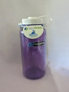 32 oz wm purple w/white closure nalgene Water Bottle - Bild 1 von 5