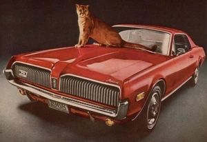 Mercury Cougar 1968 refrigerador/caja de herramientas imán - Imagen 1 de 1